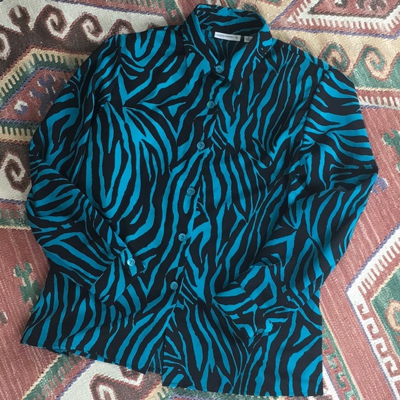 Vintage Animal Print Top - Picture 3 of 7
